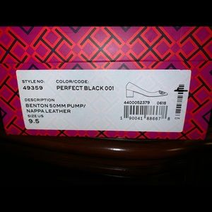 Tory Burch Black Heels